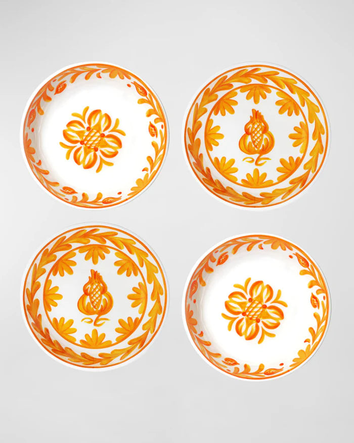 Sicily Orange Cereal Bowls - Set/4 | Le Cadeaux