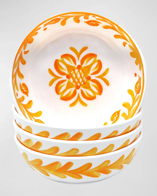 Sicily Orange Cereal Bowls - Set/4 | Le Cadeaux