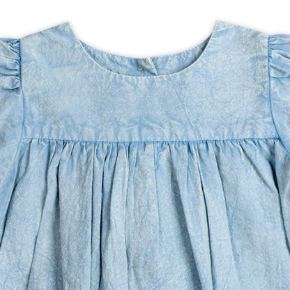 Aspen Denim Baby Romper | Viverano Organics