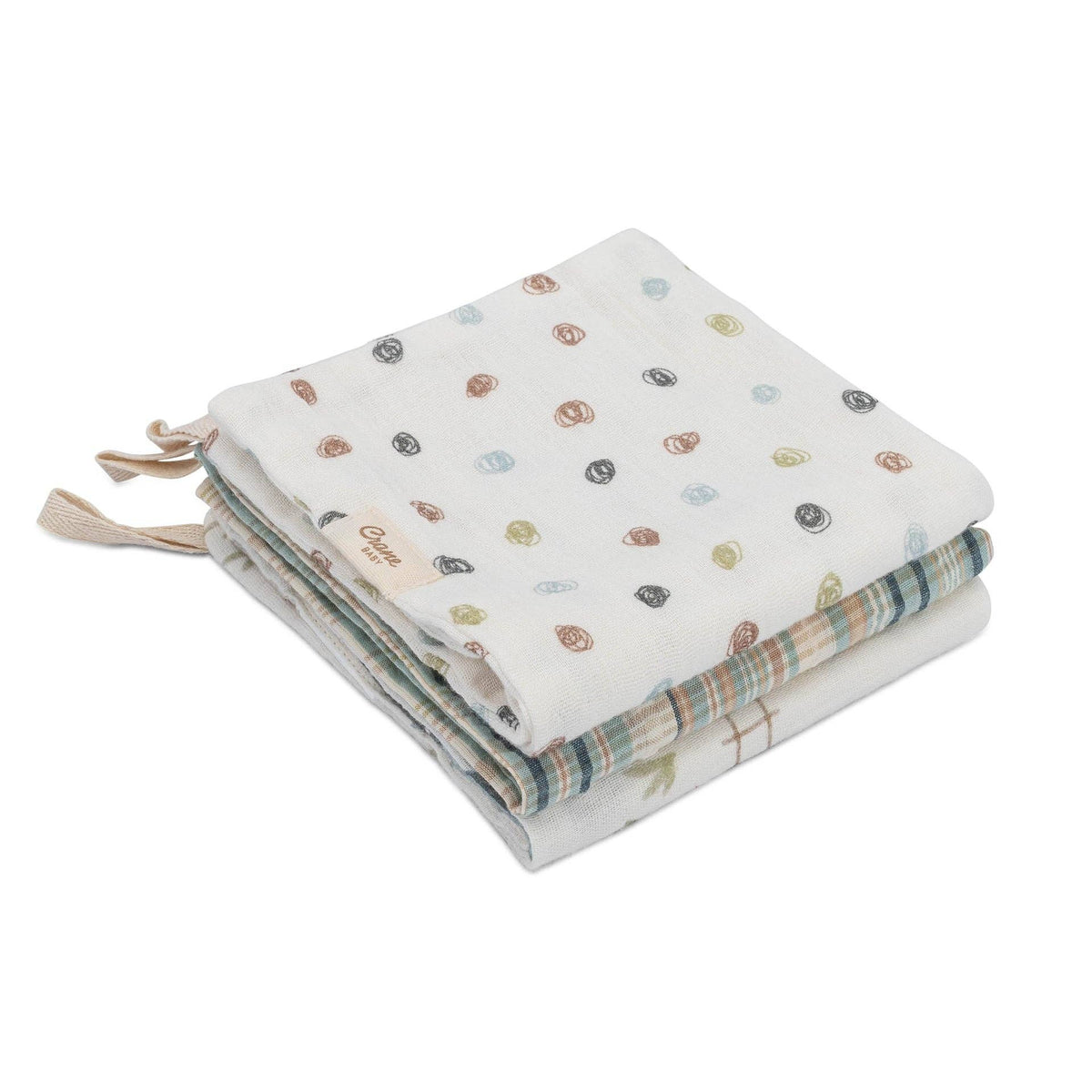 Charlie Farmhouse Tractor Towel Set | Crane Baby