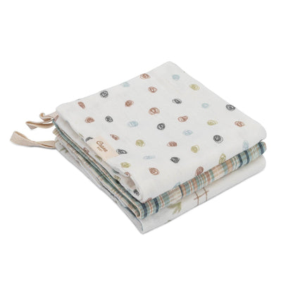 Charlie Farmhouse Tractor Towel Set | Crane Baby