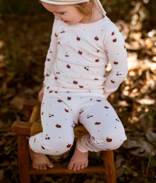 Cherry Apple  Organic PJ Set | L'ovedbaby