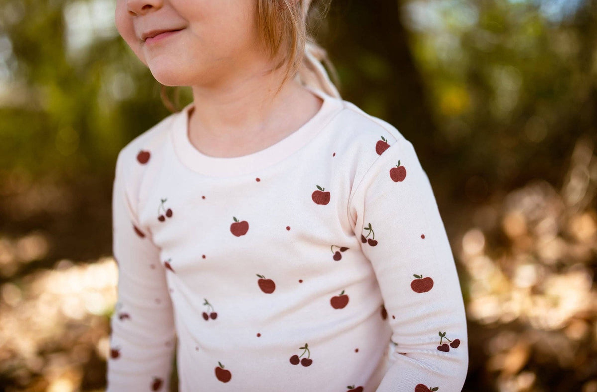 Cherry Apple  Organic PJ Set | L'ovedbaby