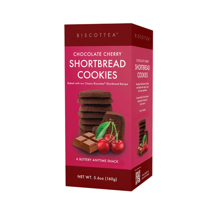 Chocolate Cherry Shortbread | Biscottea Baking Co.
