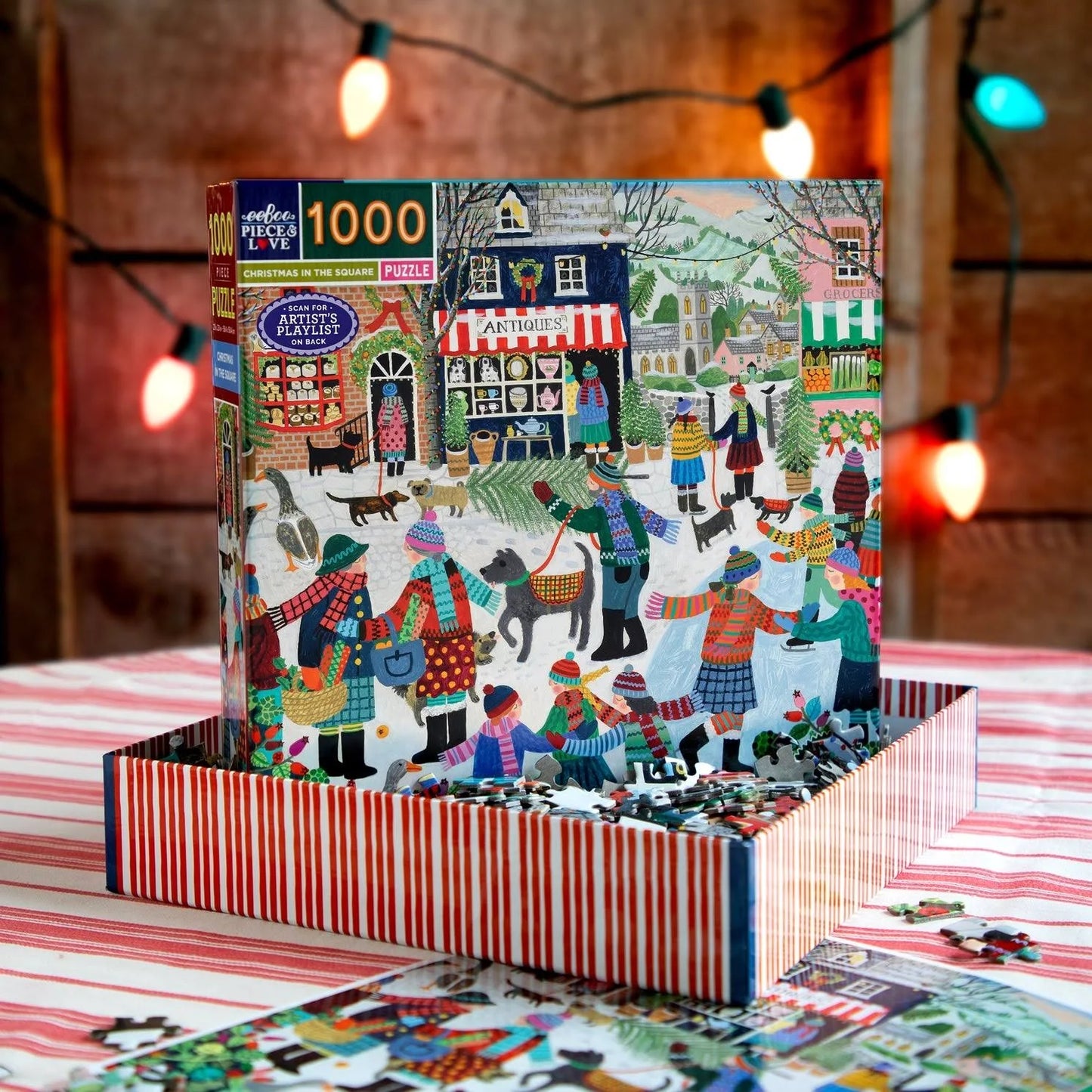 Christmas In the Square Puzzle (1000 Piece) | Eeboo