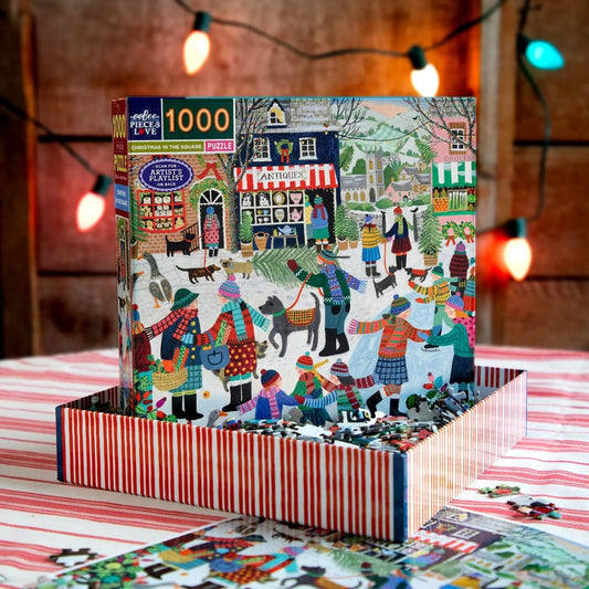 Christmas In the Square Puzzle (1000 Piece) | Eeboo