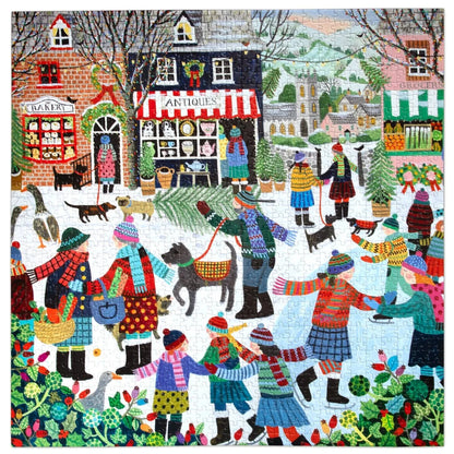 Christmas In the Square Puzzle (1000 Piece) | Eeboo
