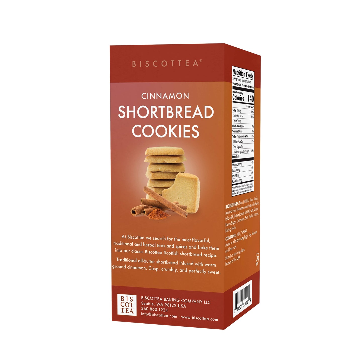Cinnamon Shortbread | Biscottea Baking Co.