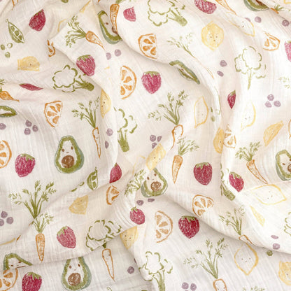 Clementine Cotton Muslin Swaddle Set (Set of 3) | Crane Baby
