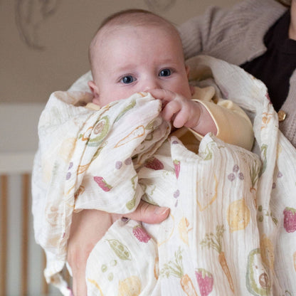 Clementine Cotton Muslin Swaddle Set (Set of 3) | Crane Baby