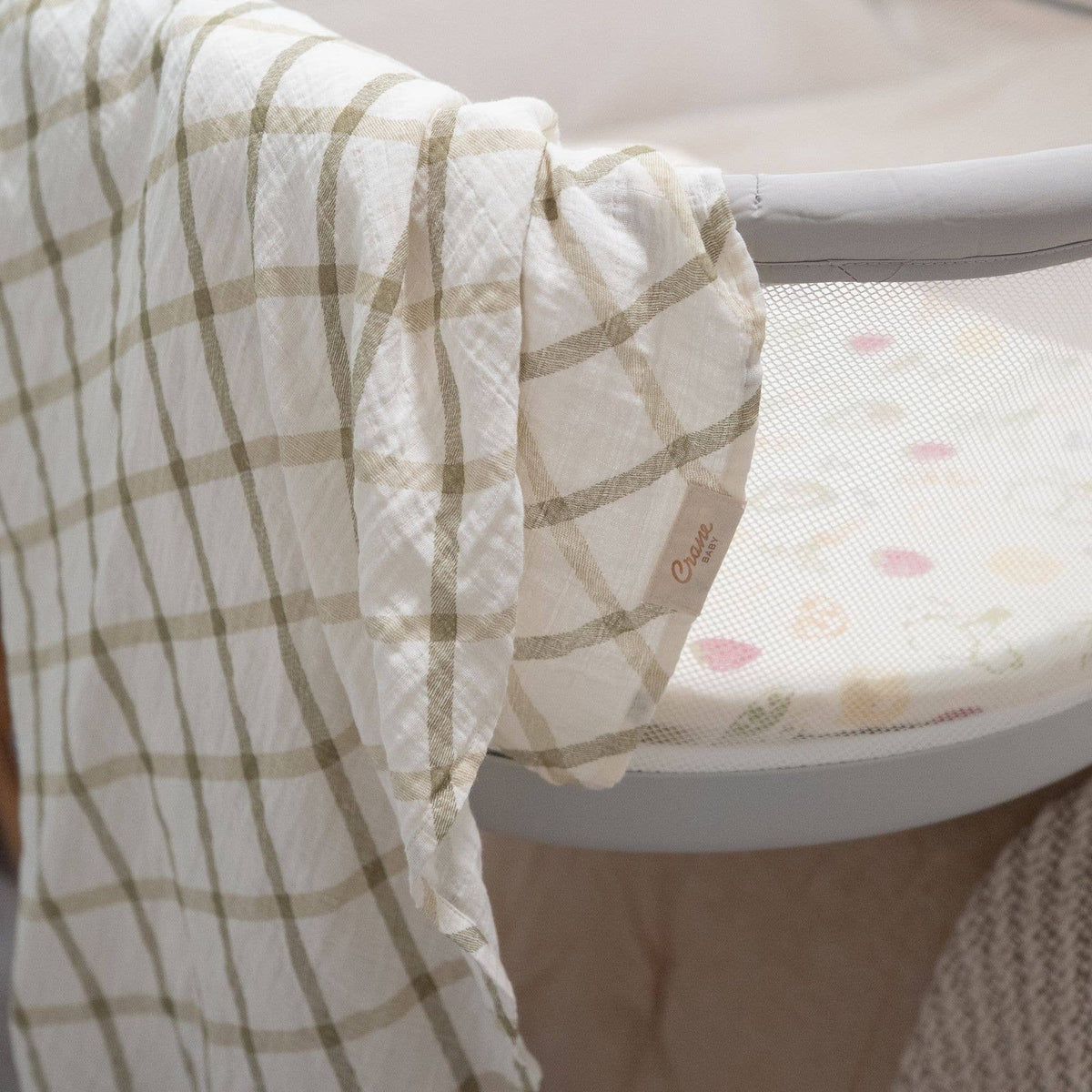 Clementine Cotton Muslin Swaddle Set (Set of 3) | Crane Baby