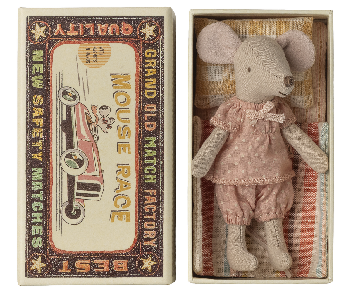 Big Sister Mouse in a Matchbox | Maileg