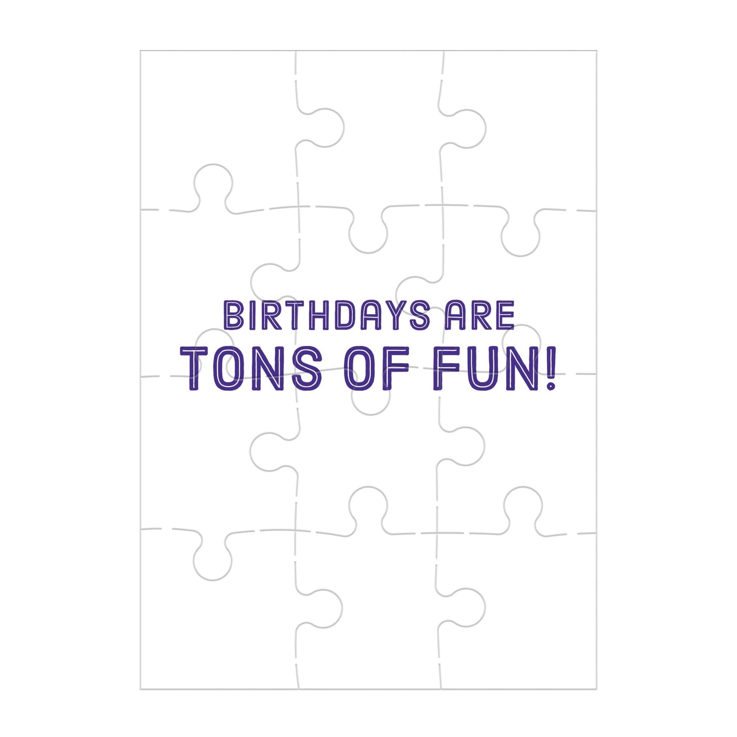 Construction Site Birthday Puzzle Greeting Card | Mudpuppy