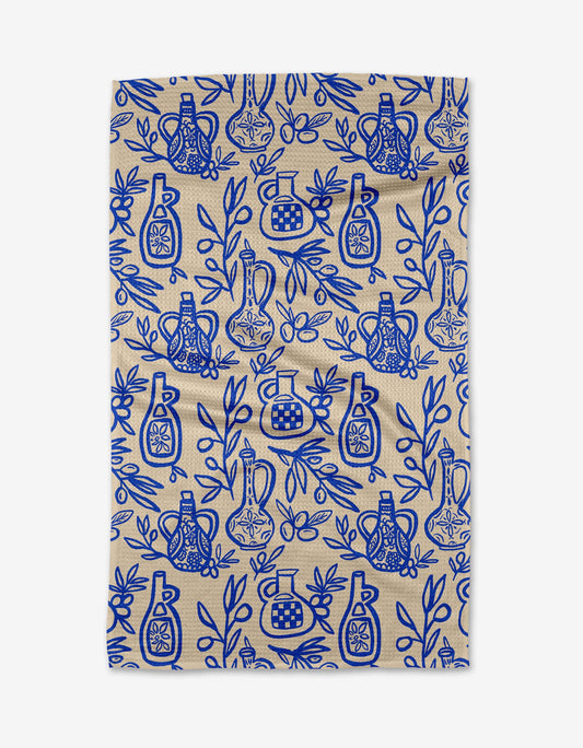 Mediterranean Pour Tea Towel | Geometry