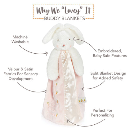 Pink Blossom Bunny Buddy Blanket | Bunnies By The Bay