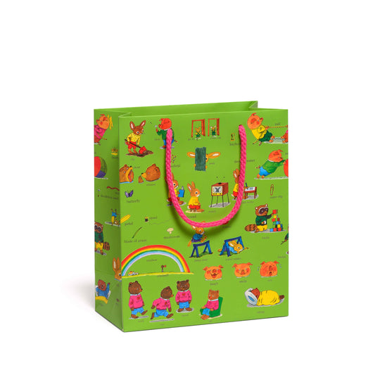 Richard Scarry Busytown Best Words Gift Bag | Red Cap Cards
