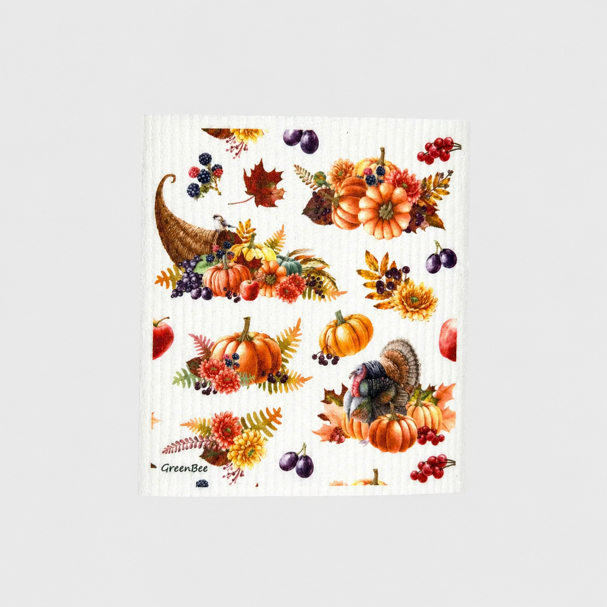 Cornucopia Swedish Dishcloth | Green Bee Towels
