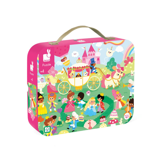 Princesses Suitcase Puzzle - 36 Pieces | Janod