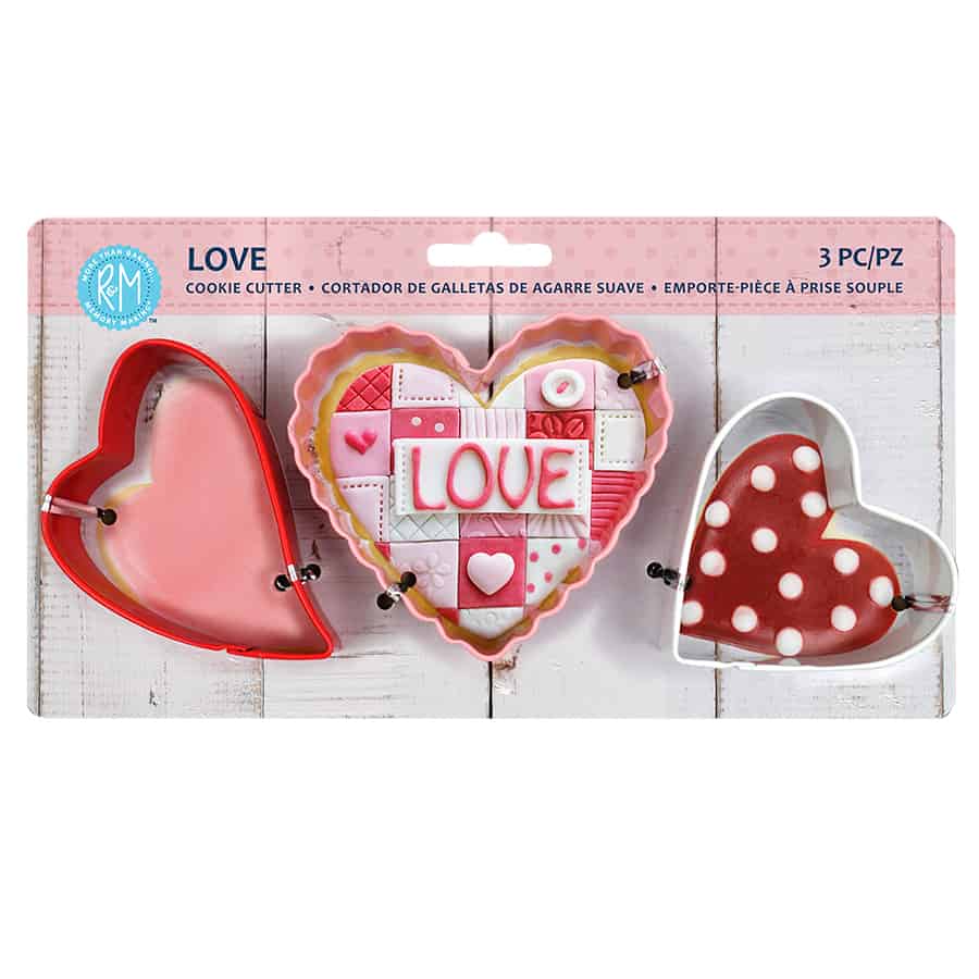 Love Cookie Cutter (Set of 3) | R&M International