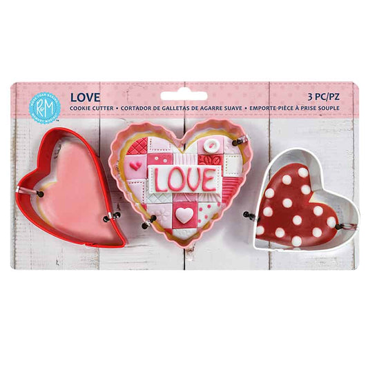 Love Cookie Cutter (Set of 3) | R&M International