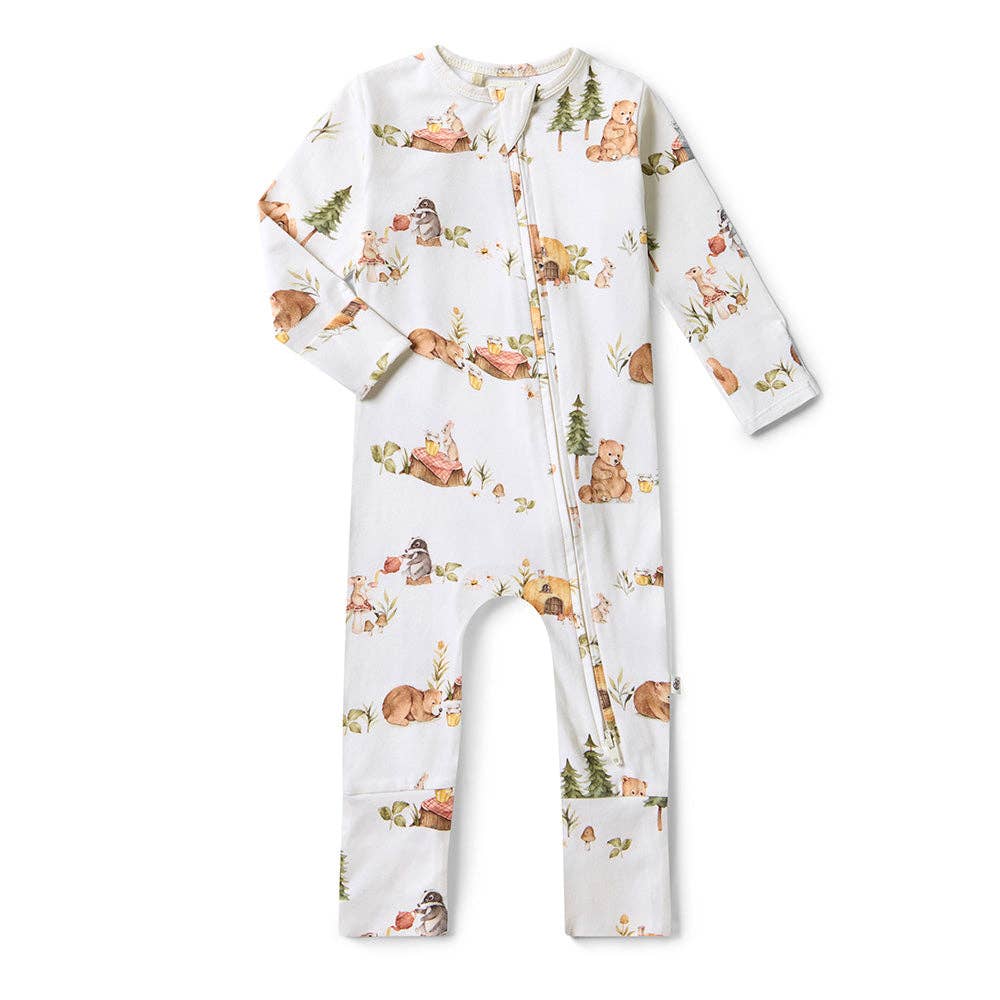Bears Organic Convertible Romper | Snuggle Hunny