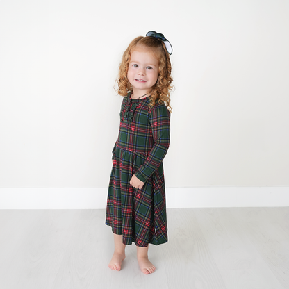 Kane Tartan Bamboo Dress | Gigi & Max