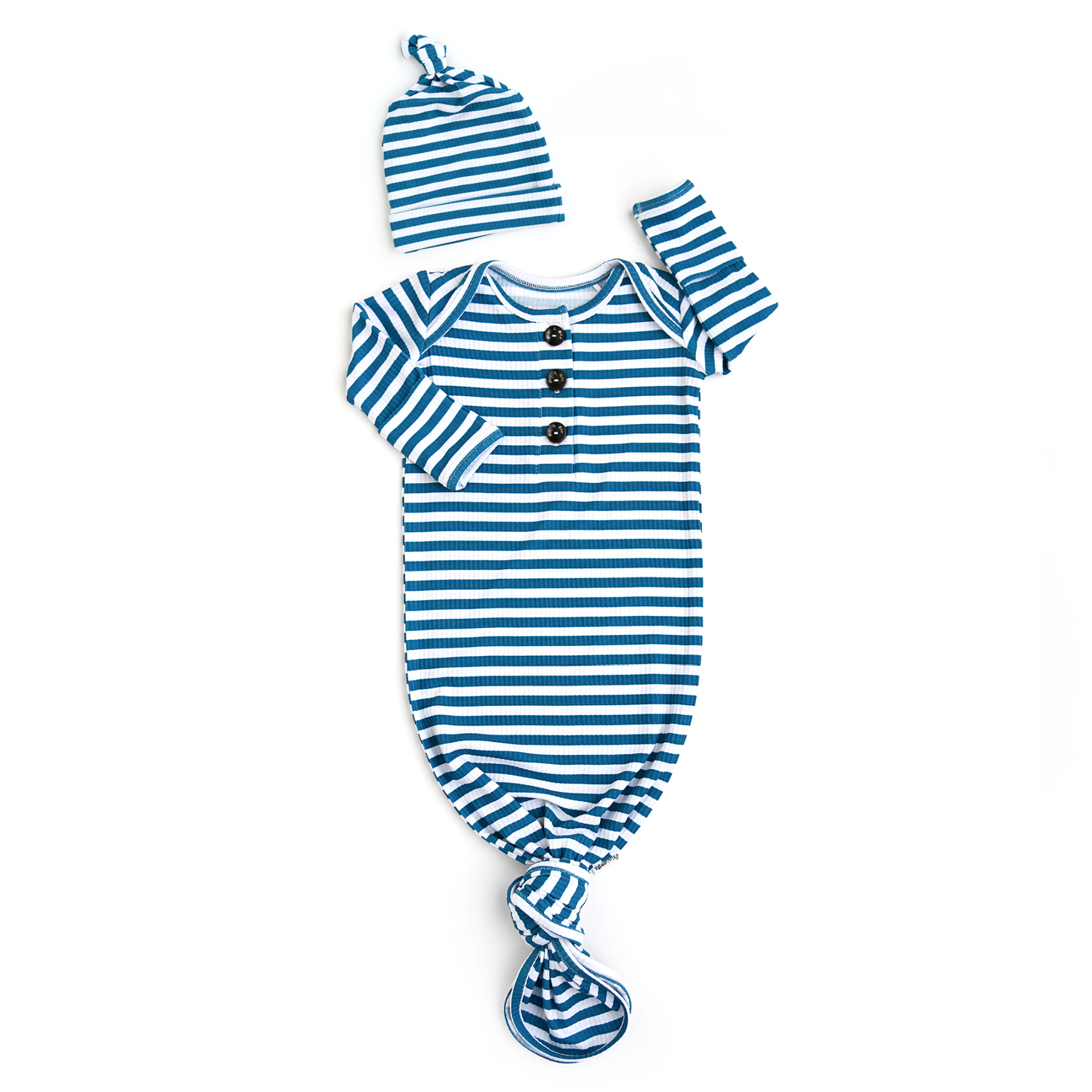 Cooper Blue Bamboo Gown | Gigi & Max