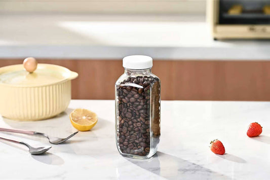 Square Glass Milk Bottle | Fox Run Brands