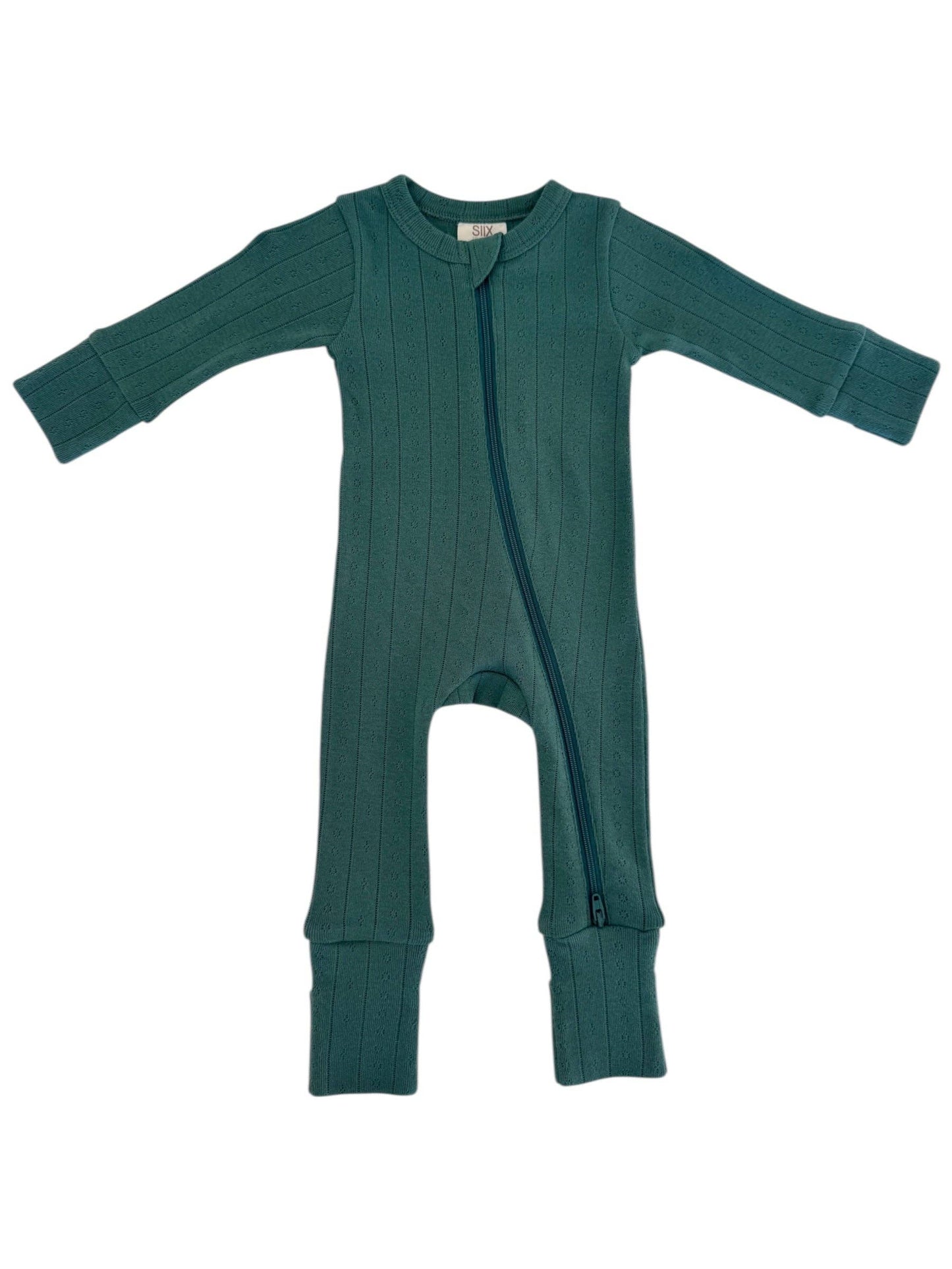 Pine Organic Pointelle Romper | Siix Collection