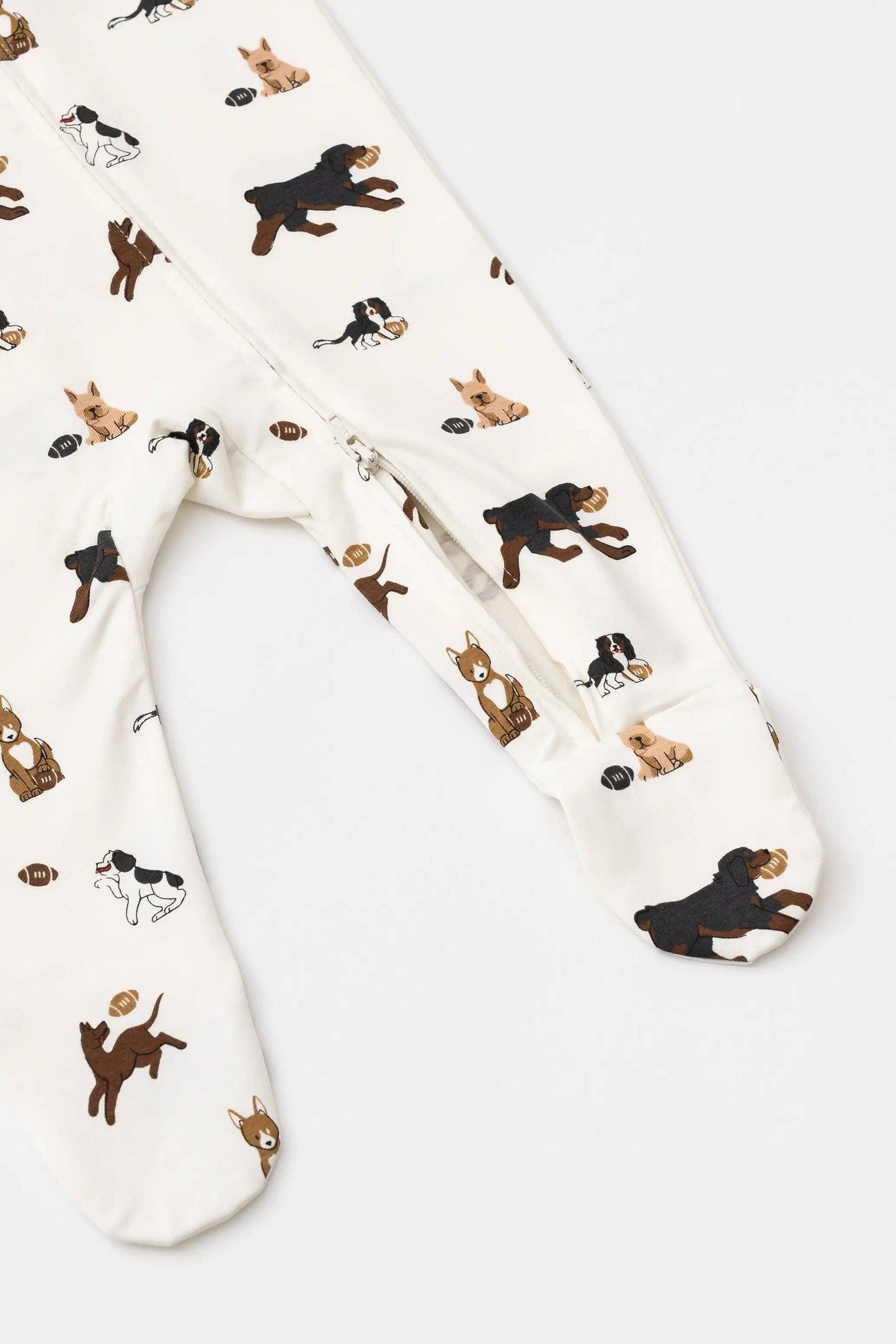 Football Pups Romper | Monica + Andy
