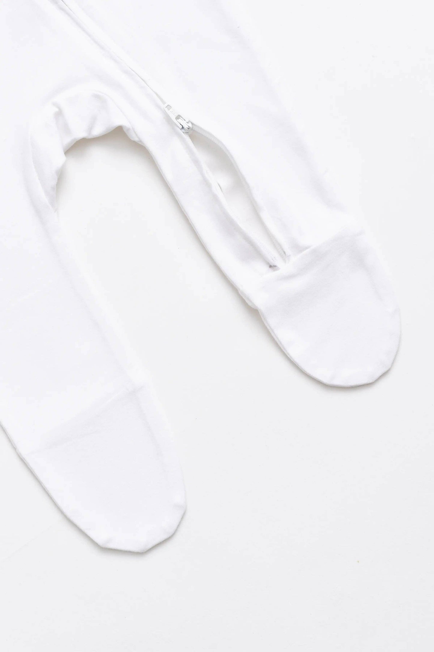 White Zipper Romper | Monica + Andy