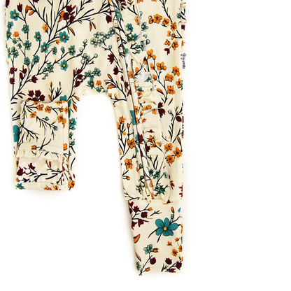 Maren Floral Bamboo Ruffle Romper | Gigi & Max