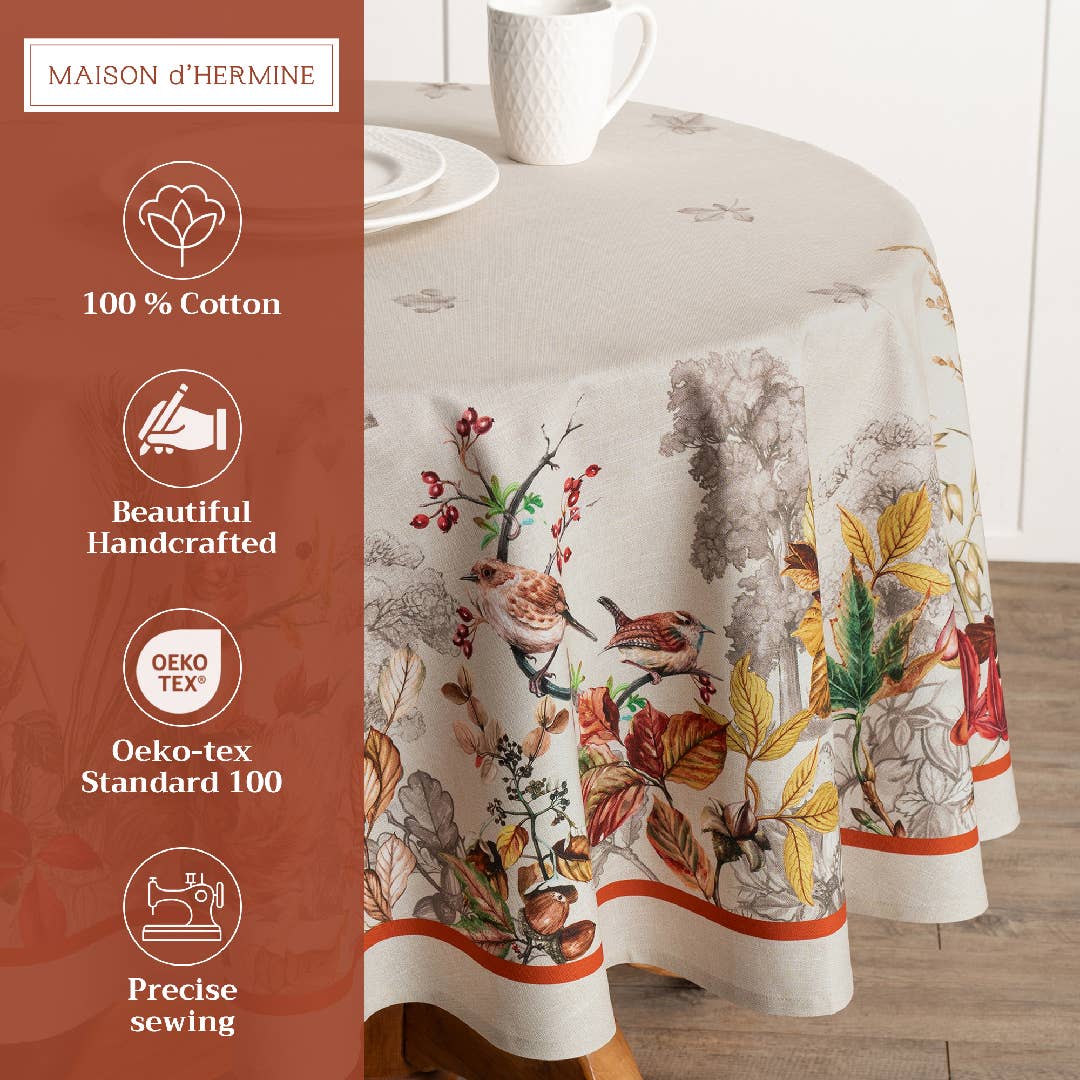 Recolte Cotton Tablecloth (Various Sizes) | Maison d'Hermine