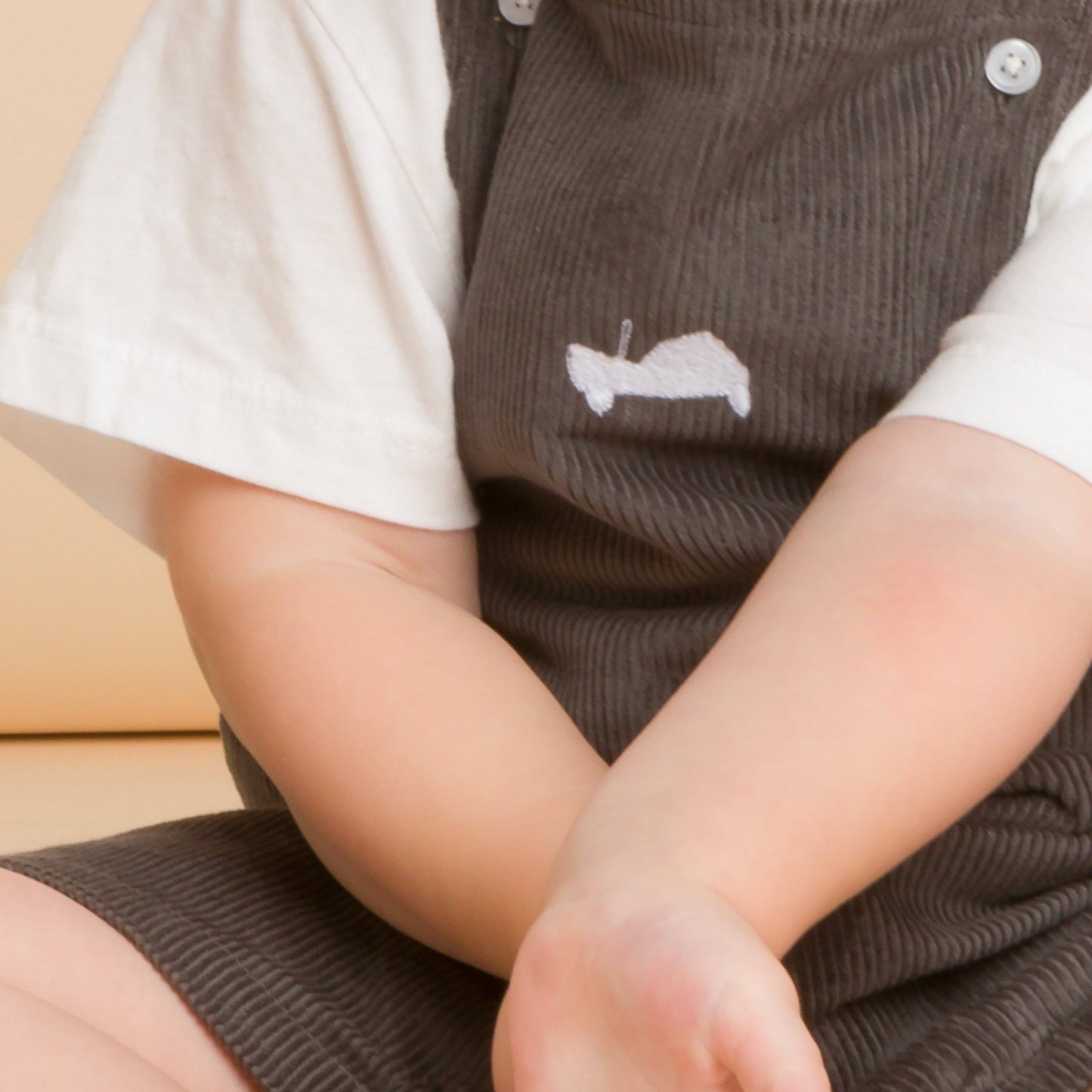 Baby Jumper - Gray Corduroy | Beet World