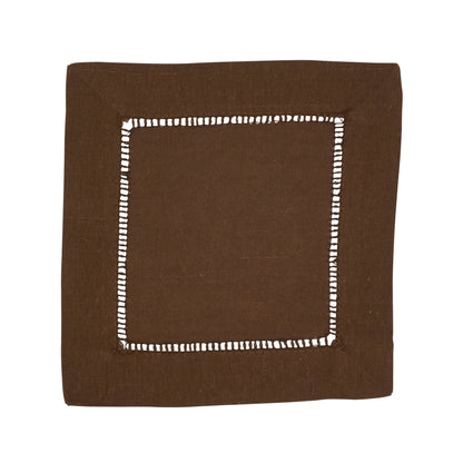 Hemstitched Cloth Cocktail Napkin | Saro Lifestyle