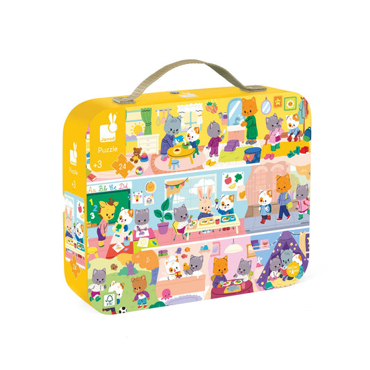 Daily Rituals Suitcase Puzzle - 24 Pieces | Janod