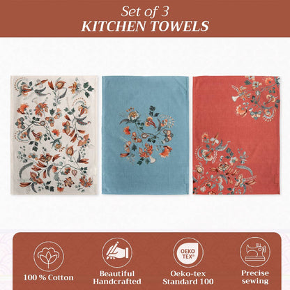 Dalida Kitchen Towel Set | Maison d'Hermine