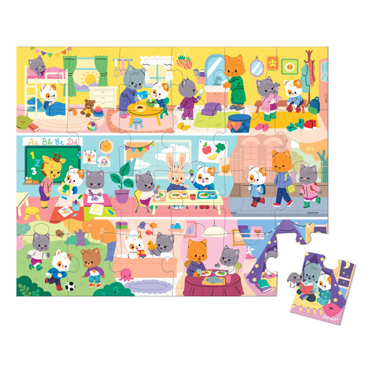 Daily Rituals Suitcase Puzzle - 24 Pieces | Janod