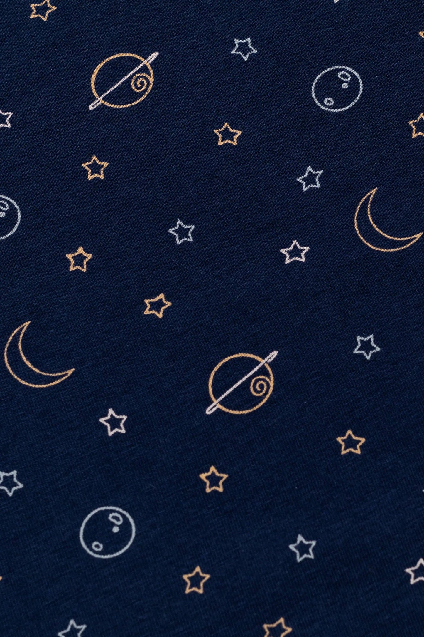 Navy Outerspace Romper | Monica + Andy