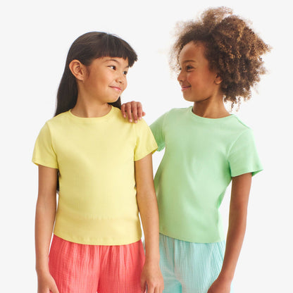 Basic Ribbed Tee | Primary