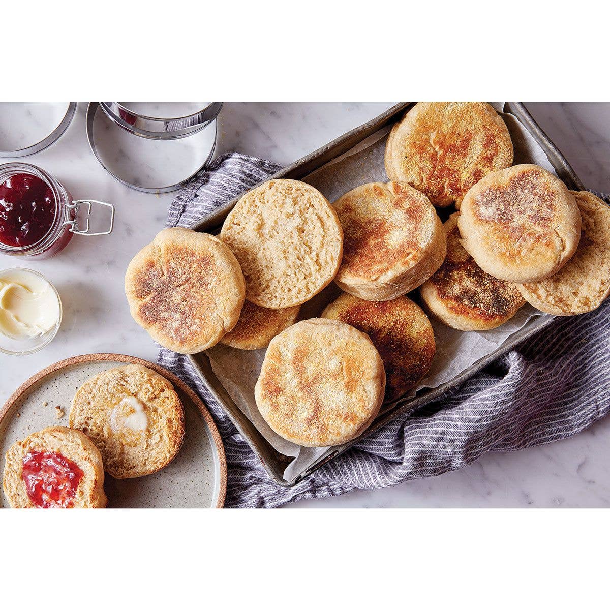 King Arthur English Muffin Rings | HIC Kitchen