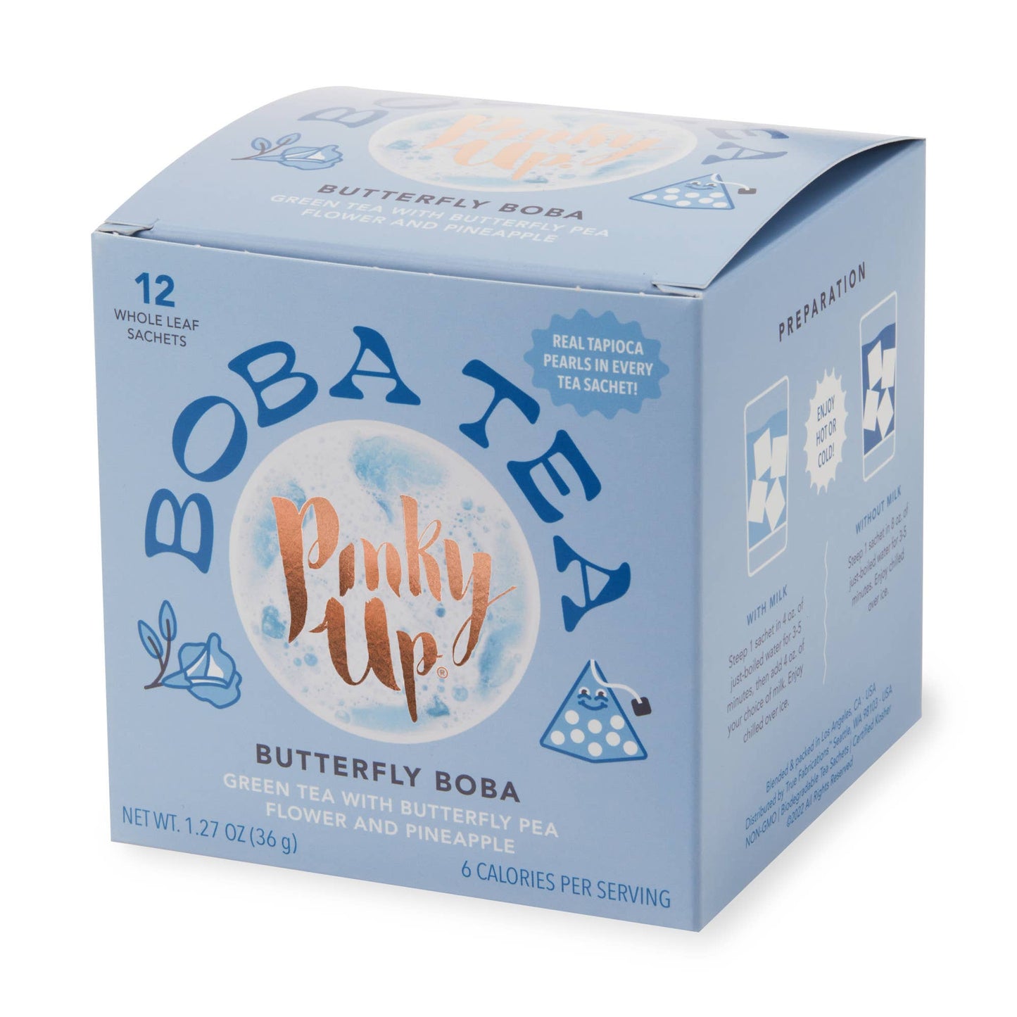 Boba Tea Butterfly Sachets | Pinky Up