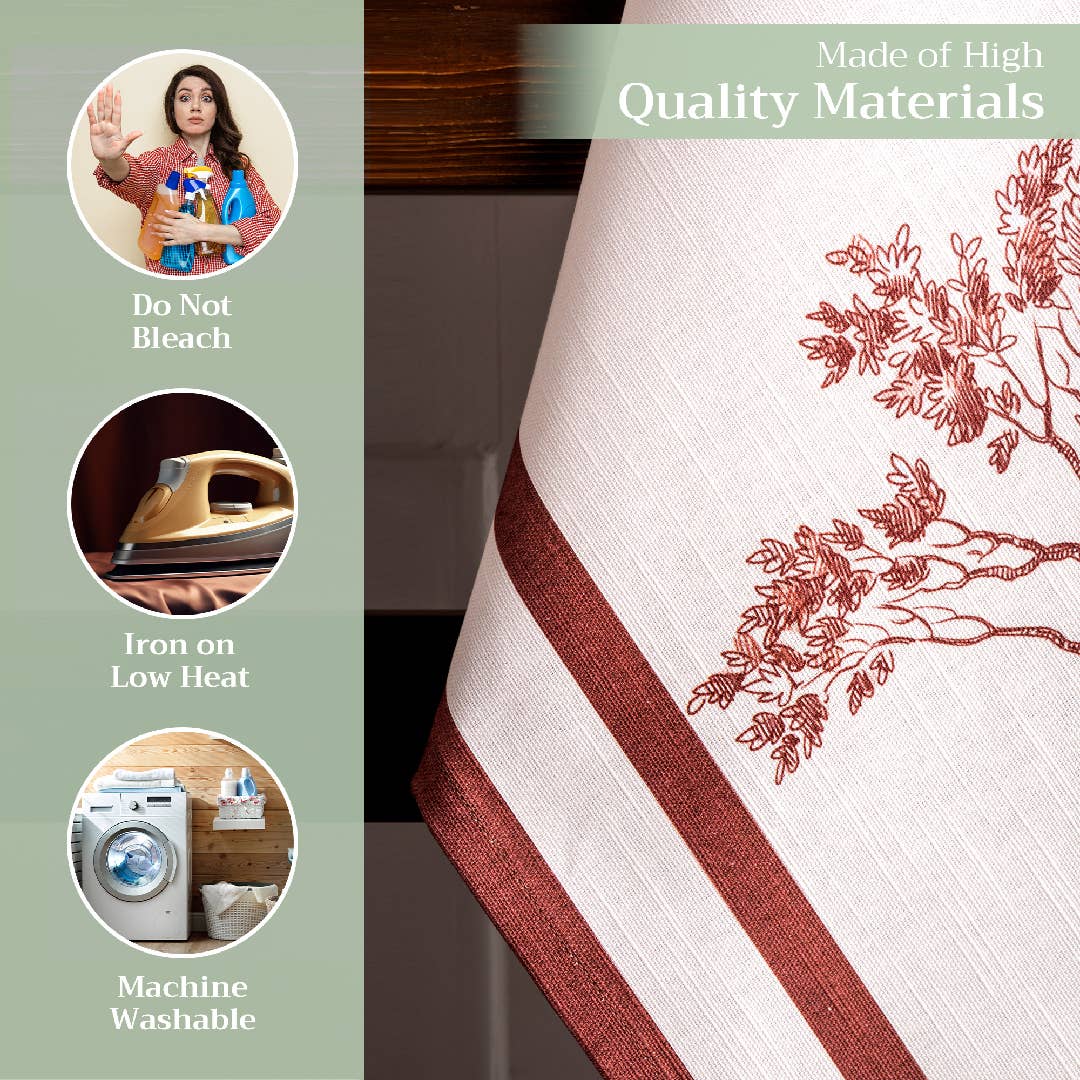 Brown Holy Jouy Towels (Set of 3) | Maison d'Hermine
