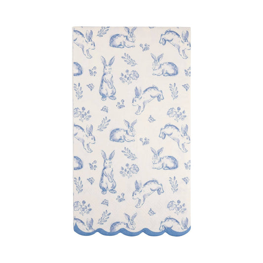 Bunny Toile Guest Napkin | My Mind's Eye