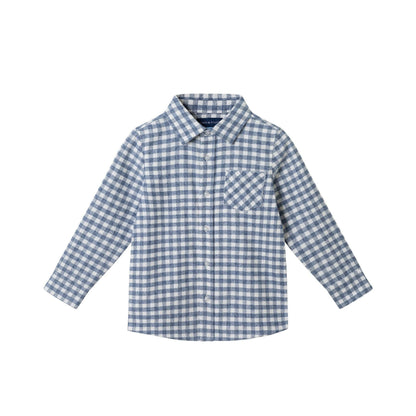 Kids Buttondown Denim Jogger Set | Andy & Evan