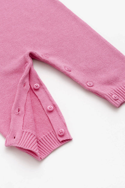 Pink Ski Sweater Romper | Monica + Andy