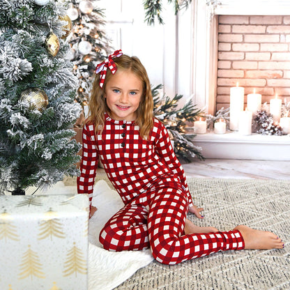 Emery Plaid Two Piece Lounge Set | Gigi & Max
