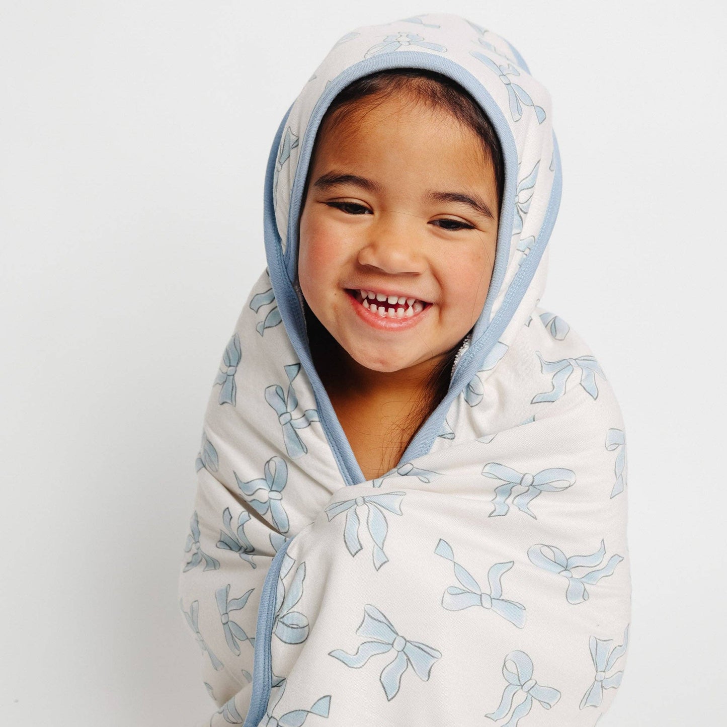 Daphne Premium Baby Knit Hooded Towel | Copper Pearl