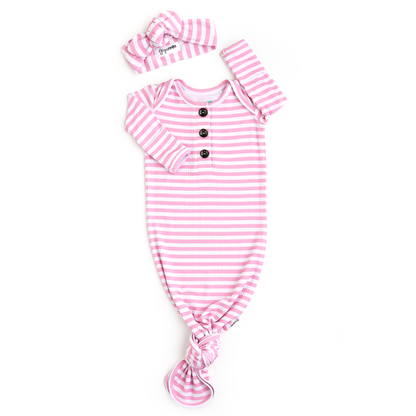 Lana Pink Bamboo Gown | Gigi & Max