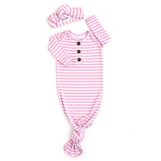 Lana Pink Bamboo Gown | Gigi & Max